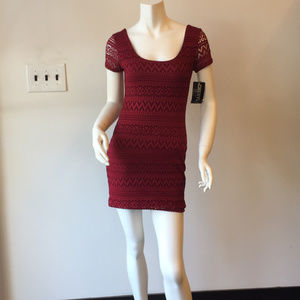 NWT  Cheryl Crochet Dress w/ Scoop Neck